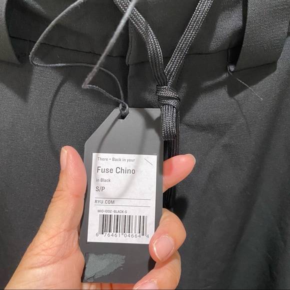 RYU Respect Your Universe Fuse Chino In Black Size Small - Picture 8 of 11